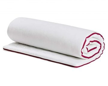 Bedora Dual Comfort Fedőmatrac, félkemény/puha, memóriahabos, 6 cm, levehető, antiallergén huzattal