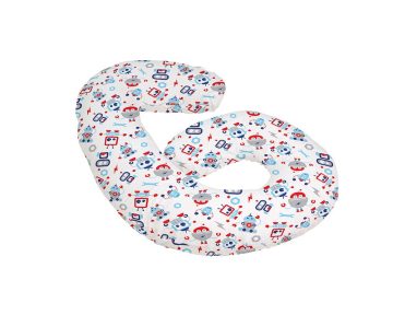 Bebeluca Balloon Terhespárna, szilikonszálas, levehető, mosható mikroszálas huzatú, mintás, piros, kék