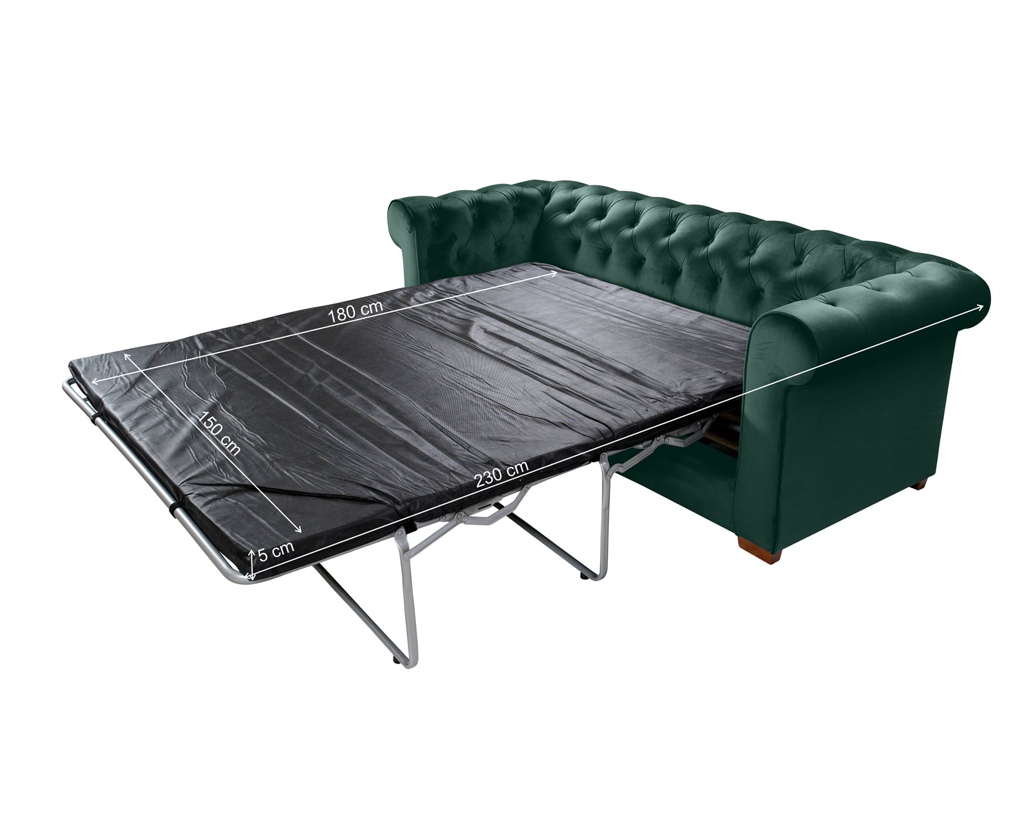Chesterfield Dark Green - dimensiuni2