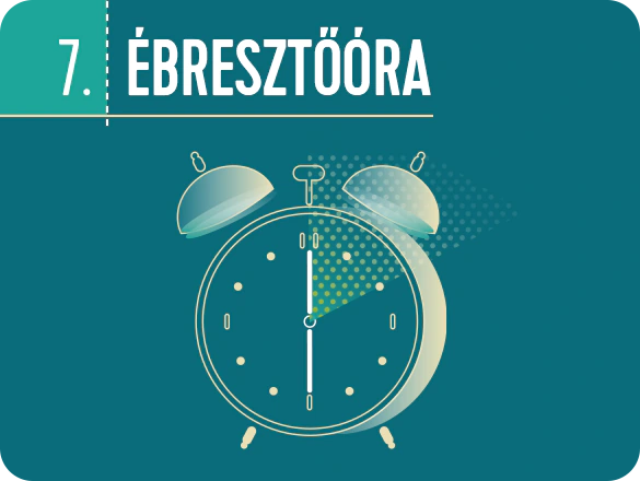 Az ideális alvás 100 titka – Ébresztőóra